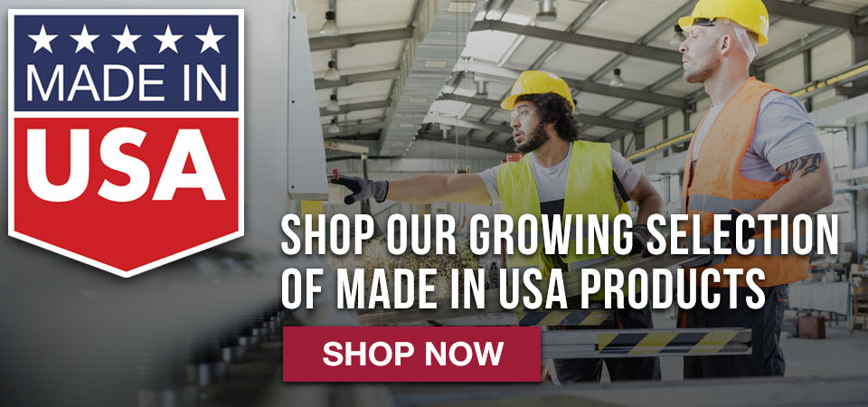 Shop our growing selection of Made in USA products