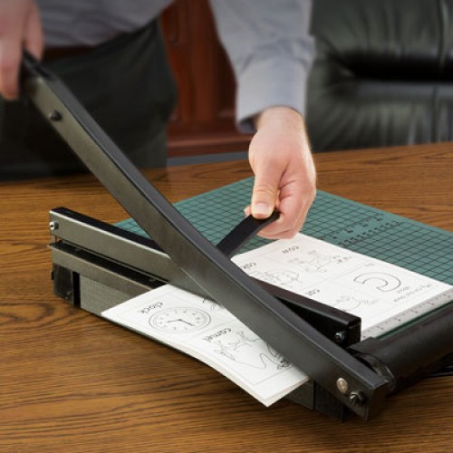18in Premier® GreenBoard™ Wood Series Guillotine Paper Cutter