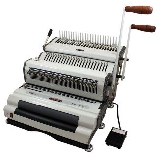 Akiles DuoMac-C41ECI+ Heavy Duty 2-in-1 Binding Machine (Comb and 4:1 Oval Hole Coil Punch) Akiles DuoMac-C41ECI+ Heavy Duty 2-in-1 Binding Machine (Comb and 4:1 Oval Hole Coil Punch)