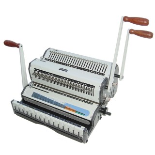 Akiles DuoMac-321 Heavy Duty 2-in-1 Combo Binding Machine (3:1 and 2:1 Pitch Wire) Akiles DuoMac-321 Heavy Duty 2-in-1 Combo Binding Machine (3:1 and 2:1 Pitch Wire)
