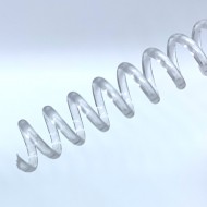 Plastic Coil Binding Supply, Clear (5:1 Pitch, SPECIAL ORDER)