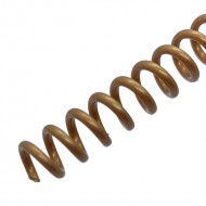 Plastic Coil Binding Supply, Gold (4:1 Pitch)
