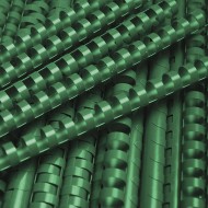19 Ring Binding Combs, Forest Green