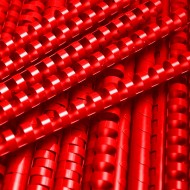 19 Ring Binding Combs, Red