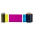 Fargo 86031 YMCKO Full Color Ribbon with Resin Black and Clear Overlay (DTC500)