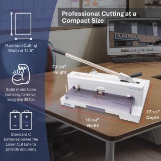 Cut-True 13M Manual 14.5" Tabletop Paper Cutter Cut-True 13M Manual 14.5" Tabletop Paper Cutter