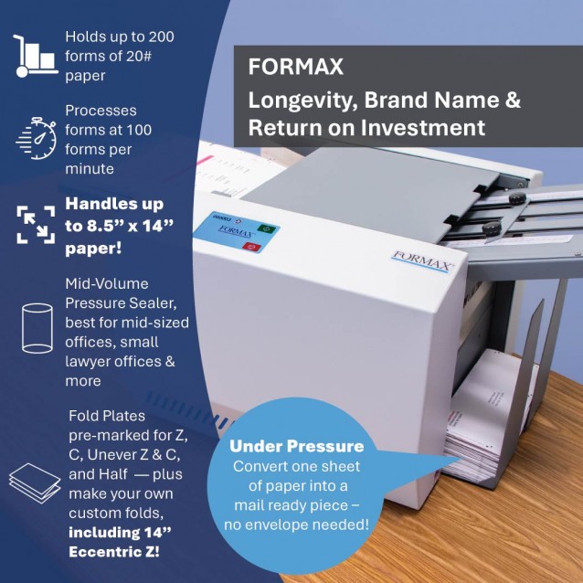 Formax AutoSeal FD 1506 Mid-Volume Tabletop Pressure SealerFormaxFD1506