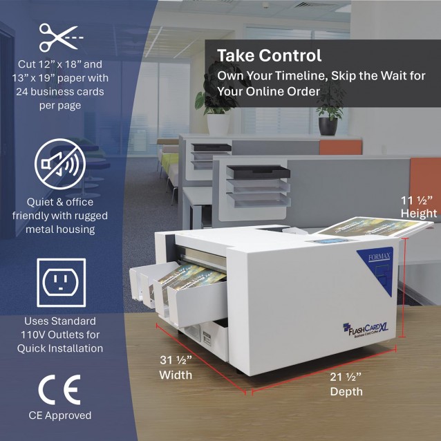 Formax FlashCard XL Large Format Business Card Cutter
