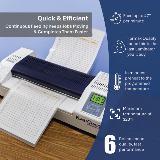 Formax FlashGuard 13R6 Heavy Duty Professional Laminator FlashGuard 13R6