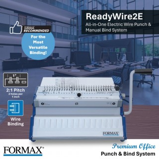 Formax ReadyWire2E Electric 2:1 Pitch Punching and Binding Machine