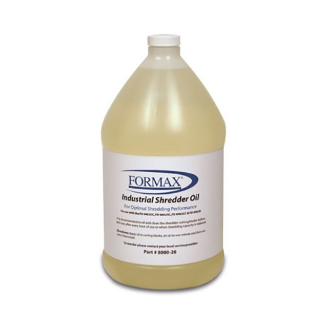 Formax Shredder Oil for Commercial Shredders (4 x 1gallon bottles) 8000-20