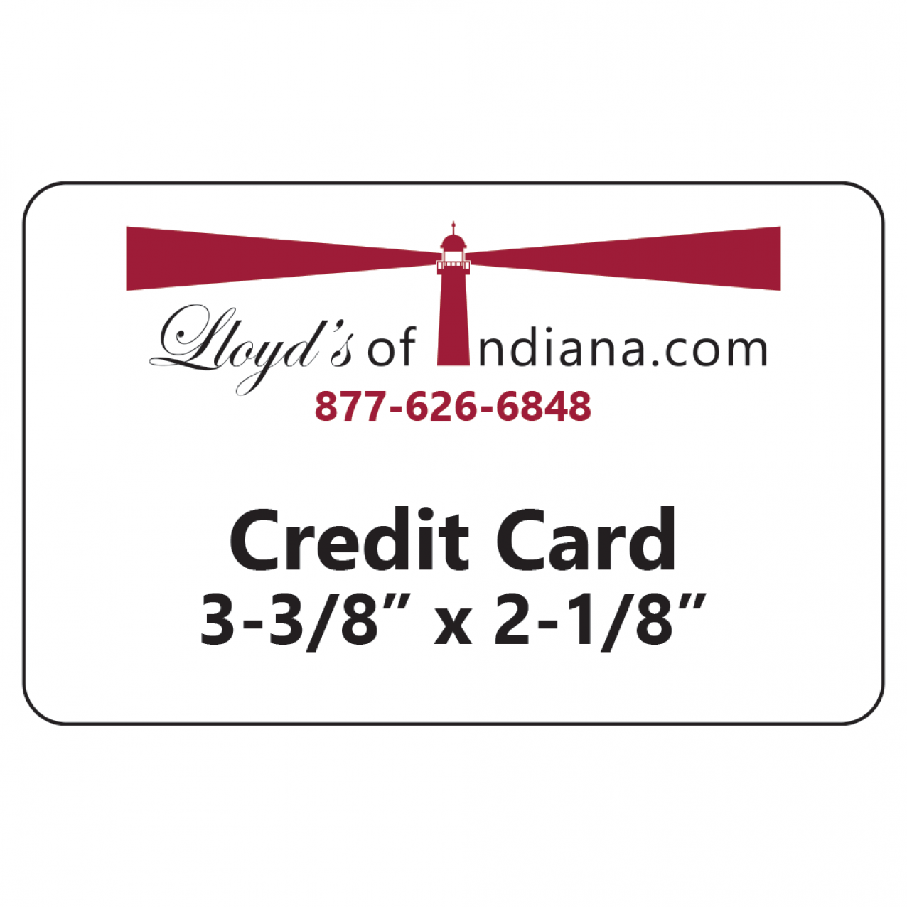 Laminating Pouches, Credit Card (2 1/8" x 3 3/8") 500 pcs