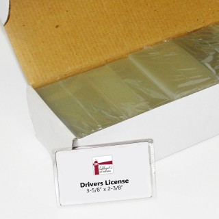 Laminating Pouches, Drivers License (2 3/8" x 3 5/8") 500 pcs Laminating Pouches, Drivers License (2 3/8" x 3 5/8") 500 pcs