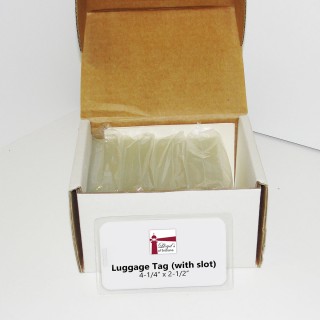Laminating Pouches, Luggage Tag with Slot (2 1/2" x 4 1/4") 500 pcs