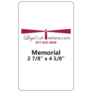 Laminating Pouches, Memorial ( 2 7/8" x 4 5/8") 500 pcs