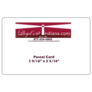 Post Card Laminating Pouches (3 9/16" x 5 5/16") (90mm x 135mm)