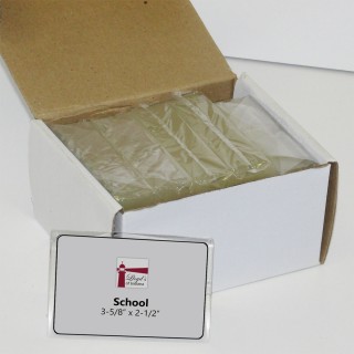 Laminating Pouches, School Size (2 1/2" x 3 5/8") 500 pcs