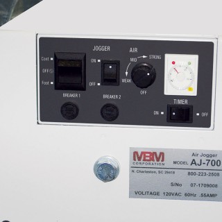MBM AJ 700 Anti-Static Air-Feed Floor Model Jogger MBM AJ 700 Anti-Static Air-Feed Floor Model Jogger