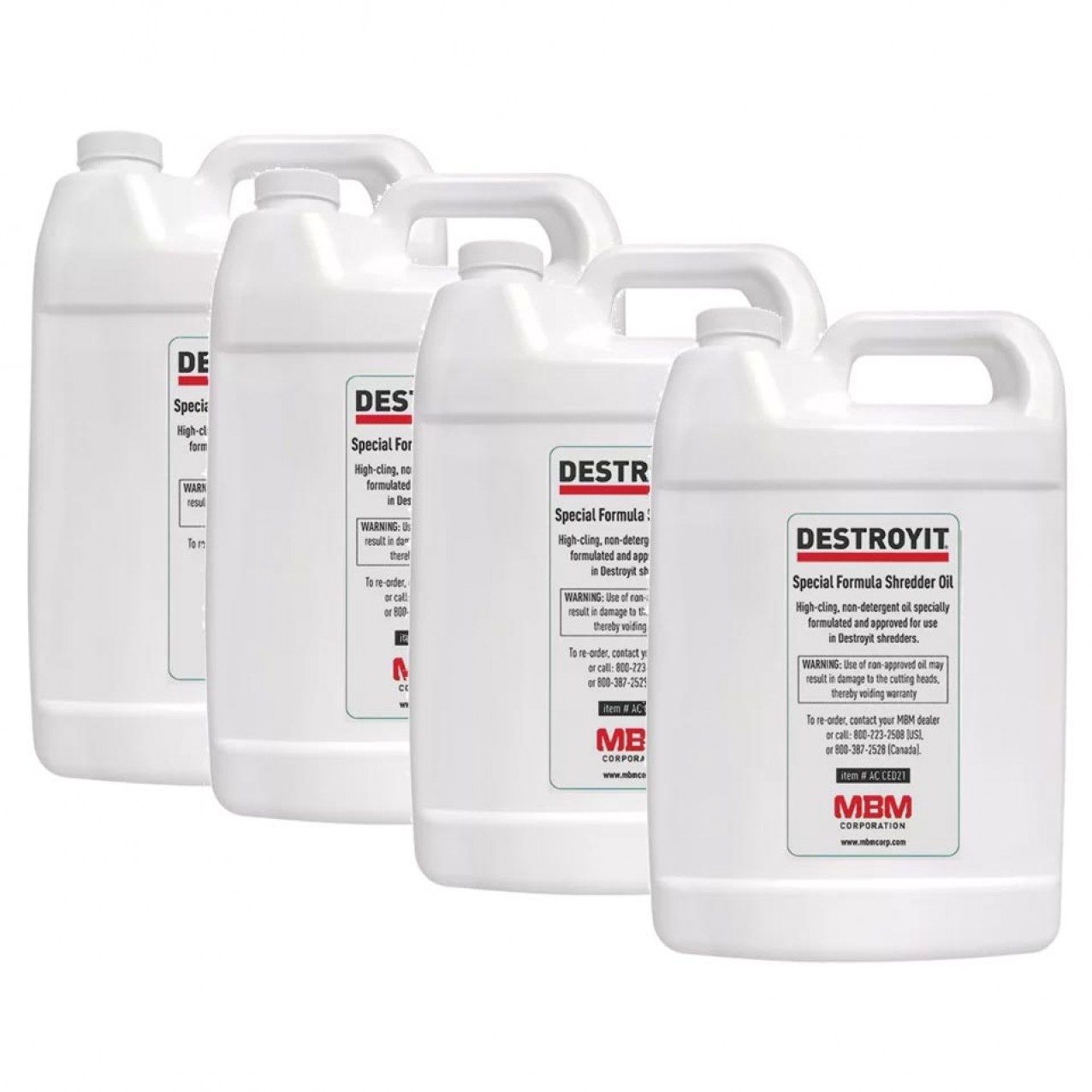 MBM DESTROYIT Shredder Oil 1 gallon x 4