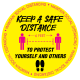 Floor Decal, Social Distancing, Choose From 5 DesignsLloyd's of IndianaFLD-SAFEDISTANCE