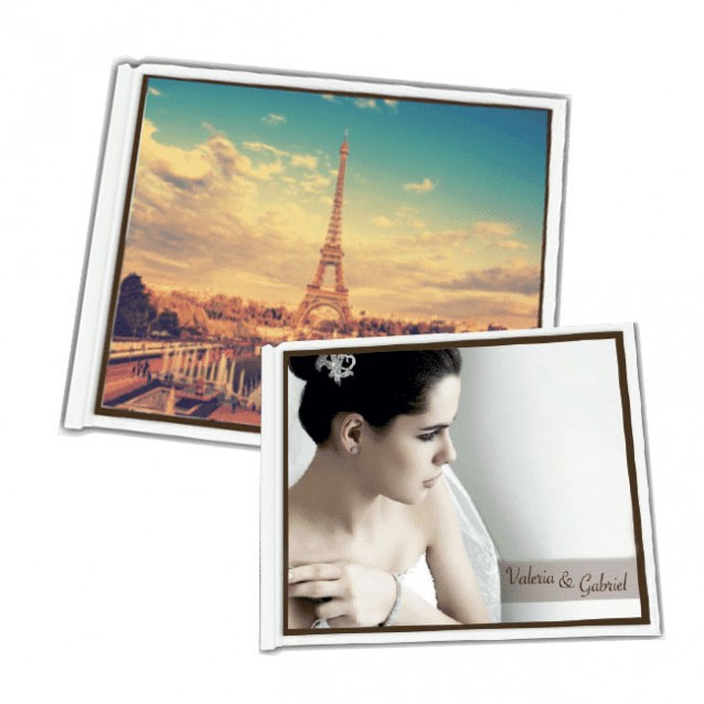 Photo Book Pouch Covers 6" x 8" White Landscape Photo Book Pouch Covers 6" x 8" White Landscape