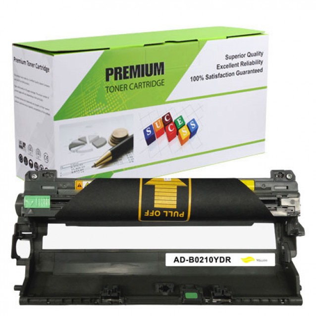 Brother Drum Unit DR-210CL Yellow Remanufactured AD-B0210YDRR