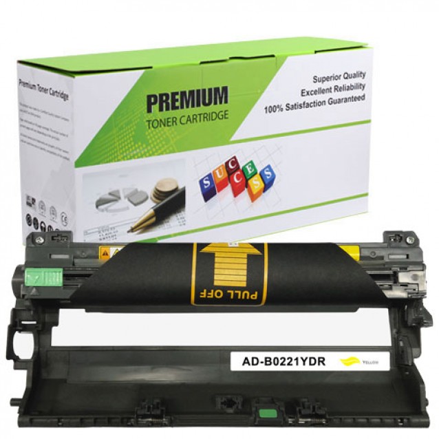 Brother Drum Unit DR-221CL Yellow Remanufactured AD-B0221YDR