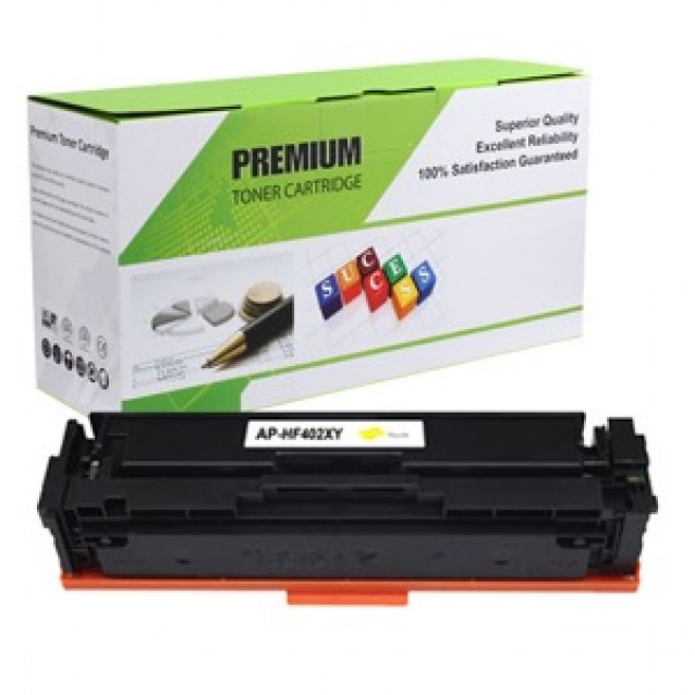 Replacement Toner Cartridge for HP CF402X - YellowREVO Toners, Inks and CoatingsAP-HF402XY
