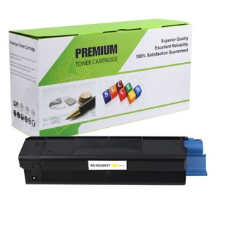 OKI 43034801 Compatible Printer Toner Cartridge - Yellow (Reman)