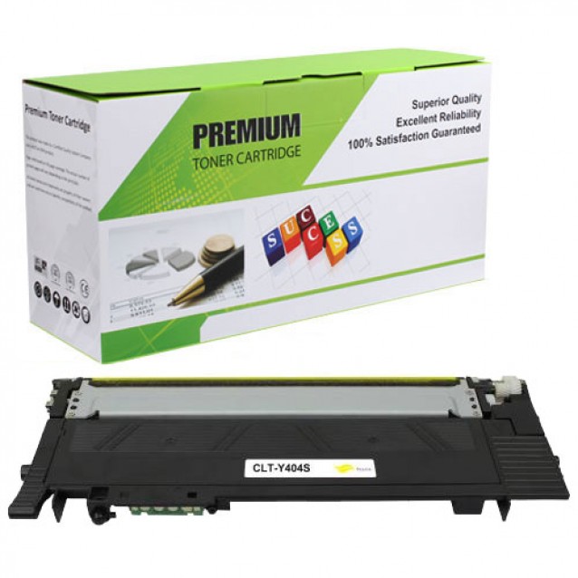 Samsung CLT-Y404S Compatible Yellow Printer Toner Cartridge