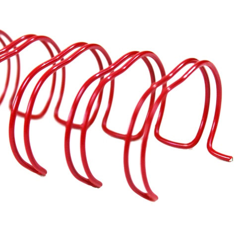 Double Loop Wire Binding Supplies (Red)